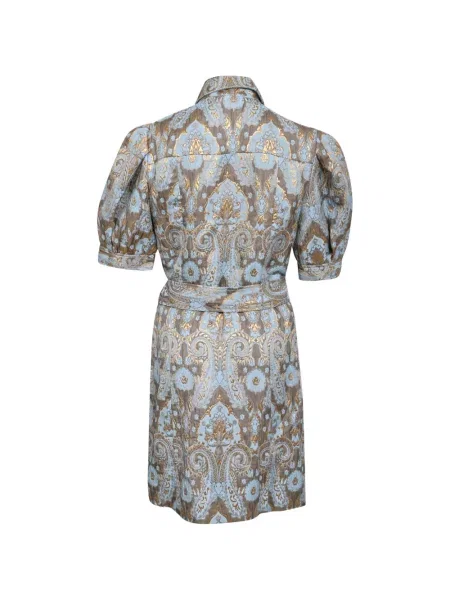 Rochie mini Sandro din jacard albastru