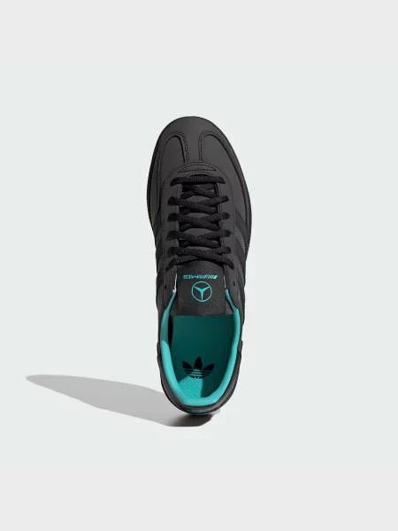 Кожаные кеды Adidas черные