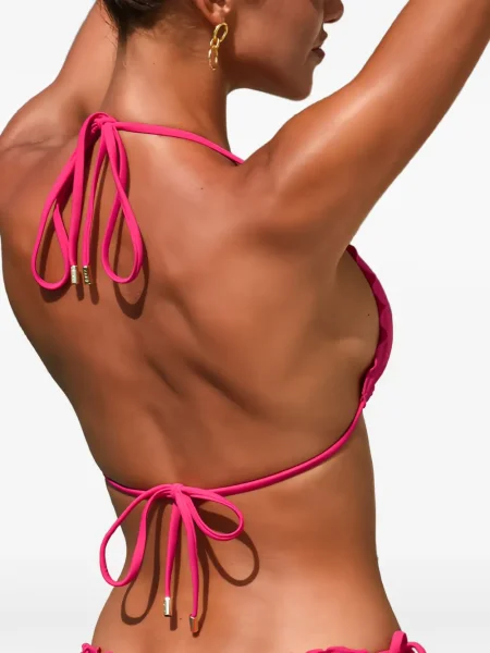 Bikini Caha Capo Dubai cu volane roz