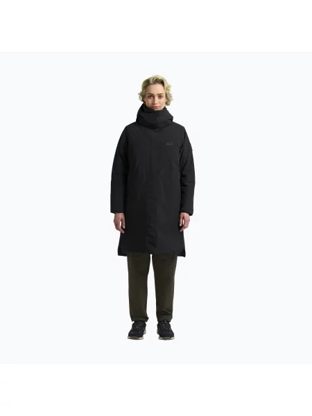 Geacă izolată pentru femei Jack Wolfskin Frost Haven Coat black negru