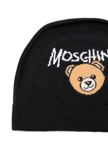 Czapka dziecięca Moschino czarna
