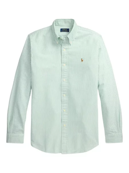 Μικρός κασκέτο Polo Ralph Lauren με χαμηλή μέση υφαίνω διαγωνίως πράσινο