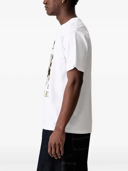 Tricou A Bathing Ape® cu imagine alb