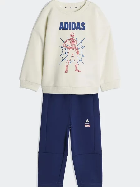 SPODNIE DREDSOWE ADIDAS MARVEL SPIDER-MAN beżowe