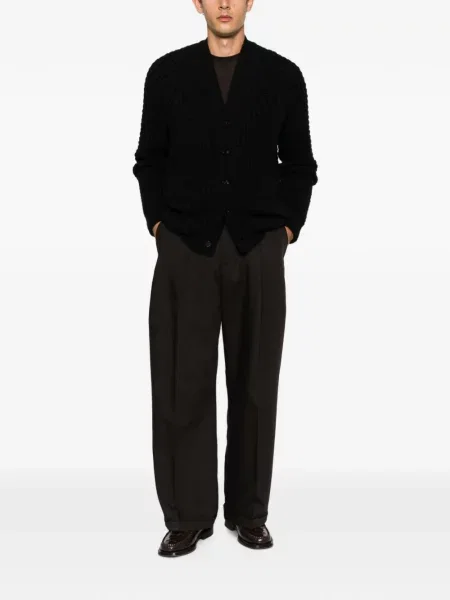 Cardigan Roberto Collina tricotate negru