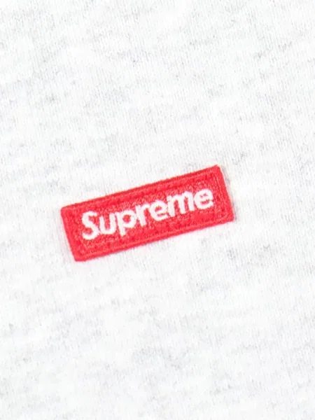 Hanorac cu glugă Supreme cu autograf gri