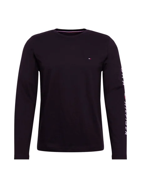 TOMMY HILFIGER Tricou / alb / bleumarin / roșu negru