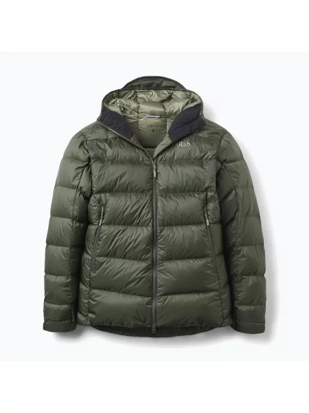 Мъжко пухено яке Rab Neutrino Pro Hoody army зелено