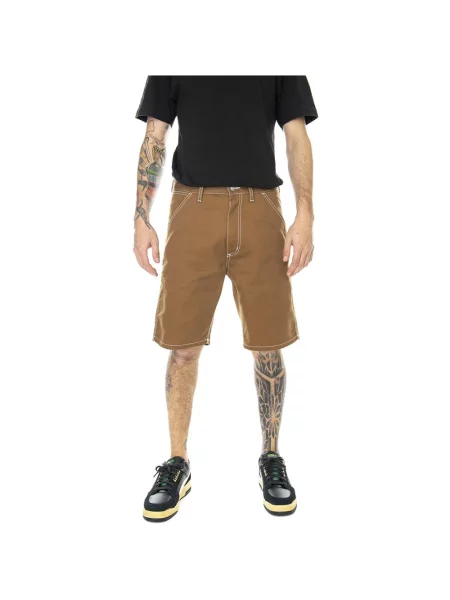 Bermudy Carhartt Wip brązowe