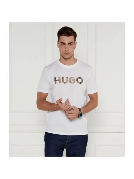 HUGO Tricou alb