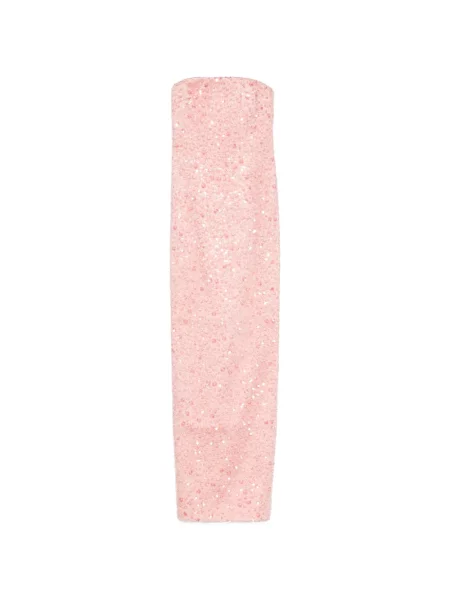 Rochie maxi The New Arrivals Ilkyaz Ozel cu paiete roz