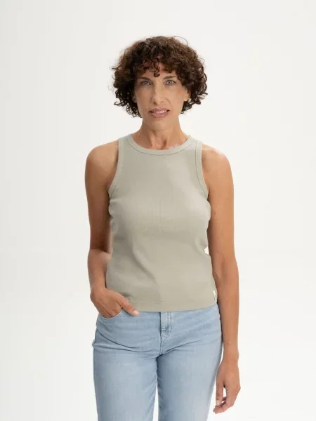 MELA Top Drisna pastel verde