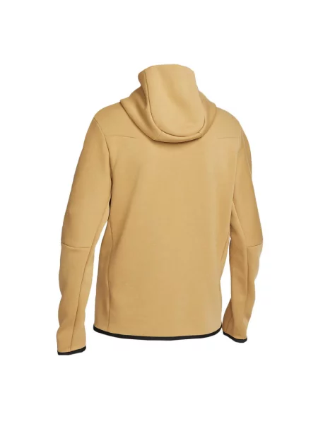 Kurtka Mężczyzna Nike Tech Fleece Full Zip beżowy biała