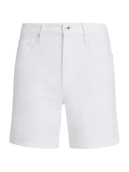 Tommy Hilfiger De blugi pantaloni scurți | Straight fit alb