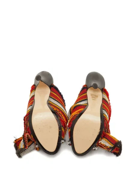 Papuci tip mules N°21 roșu