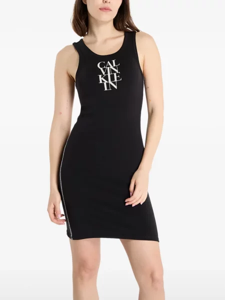 Rochie mini Calvin Klein de costum negru