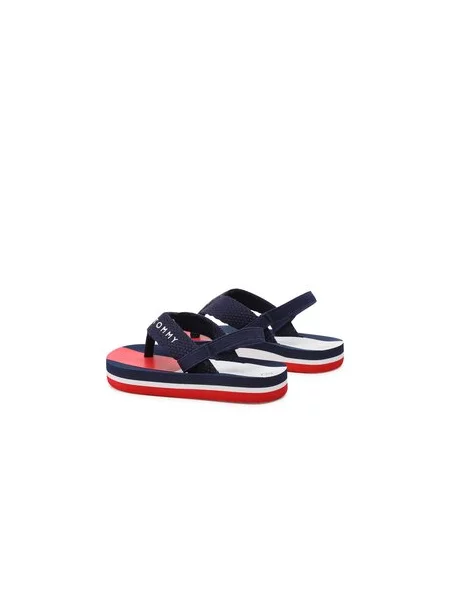 Basutės Tommy Hilfiger Flag Flap Flop Tamsiai mėlyna