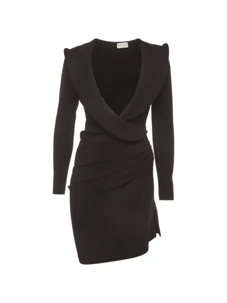 Rochie mini Magda Butrym cu volane plic negru