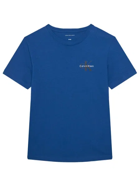 Calvin Klein Jeans Tricou Chest Monologo albastru