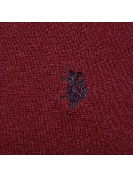 Sweter U.s Polo Assn. z kaszmiru czerwony