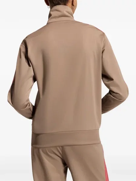 Top Adidas cu broderie alergare din jerseu negru