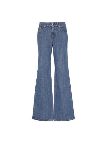 Jeansy dzwony Parosh dzwony niebieskie