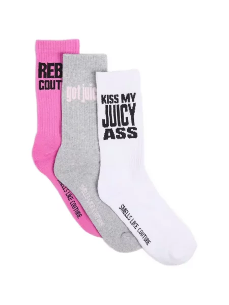 Șosete Juicy Couture tricotate roz
