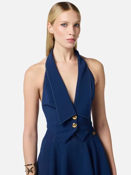 Жилет Elisabetta Franchi синій