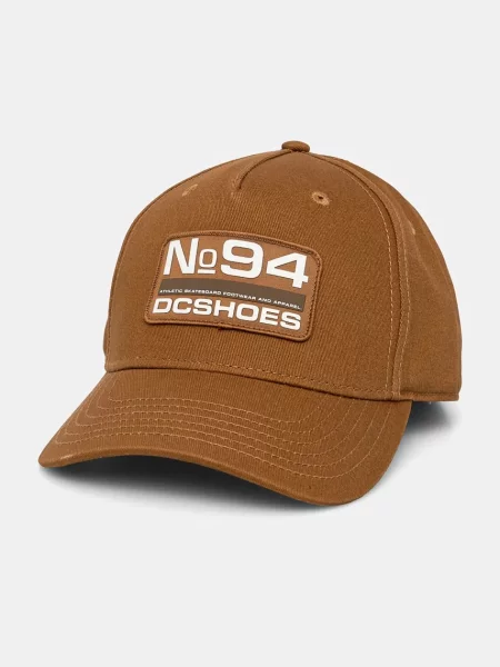 Шапка с козирка DC No 94 Snapback с апликация кафяво