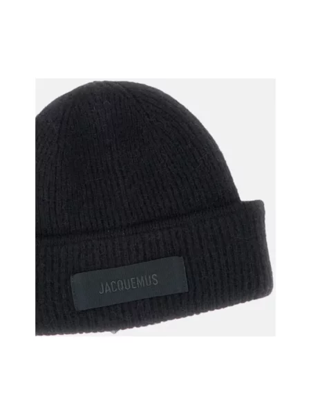 Czapka Jacquemus wełniana czarna