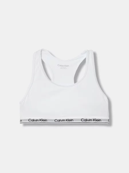 Calvin Klein Underwear podprsenka detská s elastanom čierna