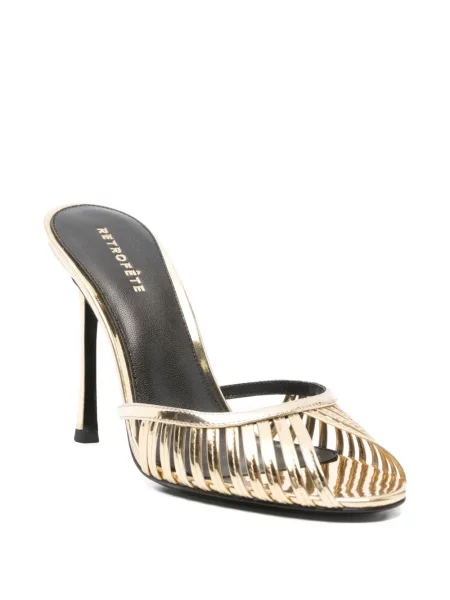 Papuci tip mules Retrofete