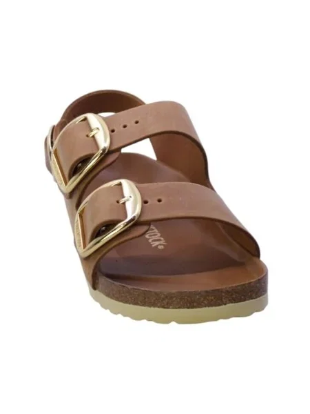 Birkenstock Bőr szandál Milano | narrow fit barna