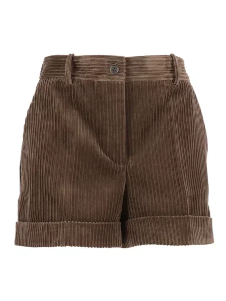 Pantaloni scurți P.a.r.o.s.h. plisate maro