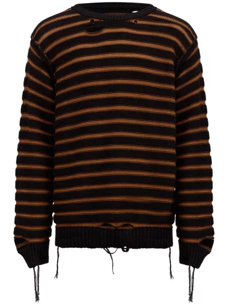 Pulover Mm6 Maison Margiela cu dungi negru