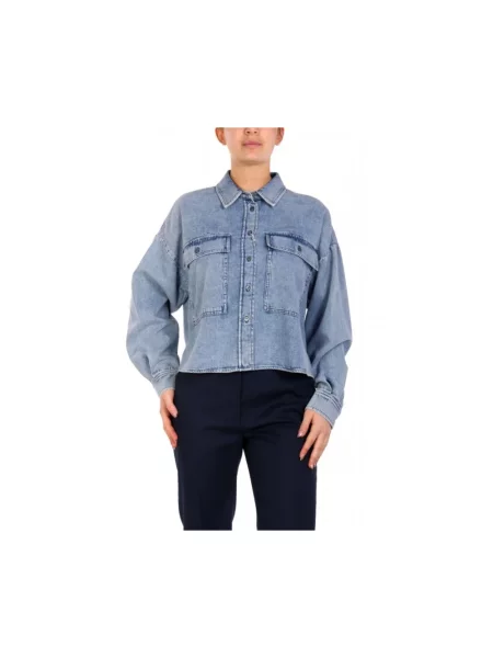 Bluzka Weekend Max Mara niebieska