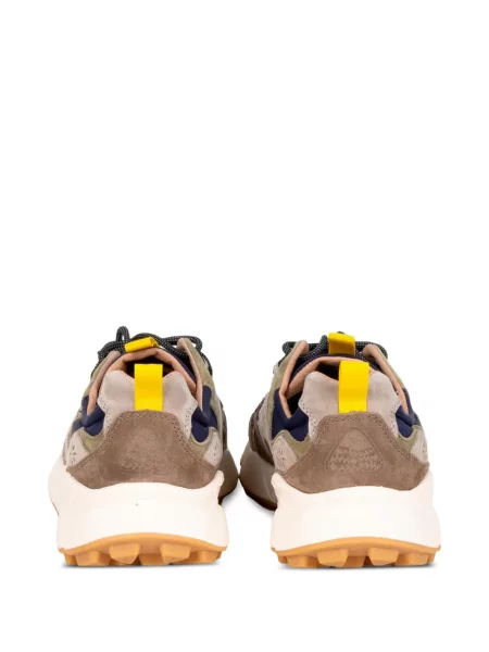 Sneakerși Flower Mountain cu model floral maro
