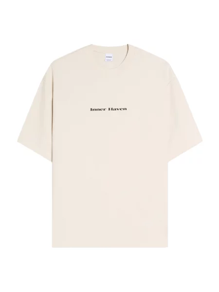 Bershka Majica pesek / brokat črna