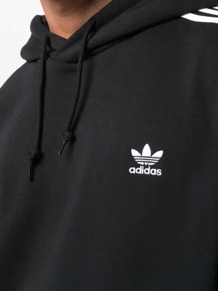 Majica s kapuljačom Adidas crna