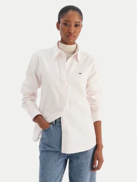Tommy Jeans Marškiniai rožinė