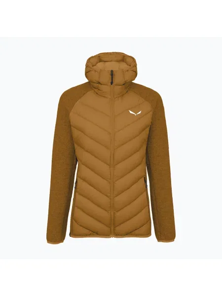 Jachetă hibridă pentru femei Salewa Fanes Sarner/Rds Dwn Hyb maro auriu