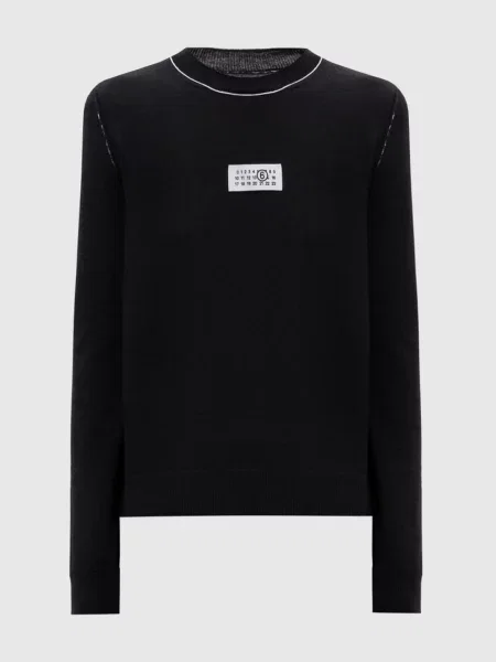 Джемпер з вовною Maison Margiela Mm6 чорний