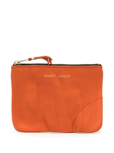 Portofel Comme Des Garçons Wallet din piele portocaliu