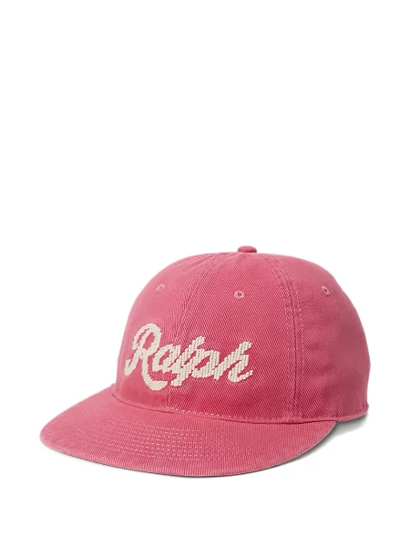 Șapcă Polo Ralph Lauren din țesătură twill cu autograf albastru