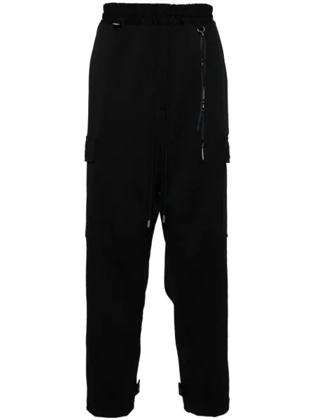 Pantaloni cargo Mastermind World din jerseu negru