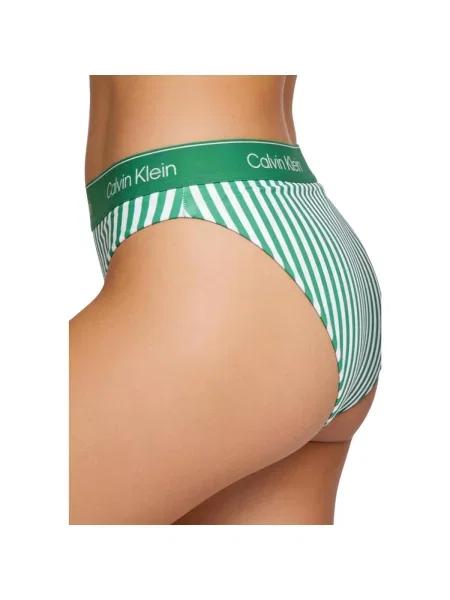Denim ruha Calvin Klein Jeans zöld