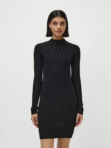 LeGer by Lena Gercke Rochie tricotat negru