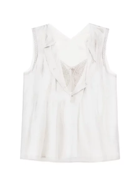 Graficzny top Jnby z nadrukiem biały