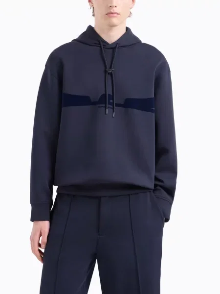 Худи Emporio Armani синее