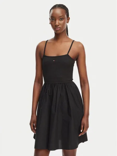 Tommy Jeans Sukienka letnia czarny